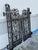 Pair of Antique 1920’s Wrought Iron Pedestrian Garden Gates For Sale - Image 9 of 12