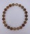 Early 21st Century Natural Brown Pink Rutilated Quartz Round Circle Sphere Beads 14 Karat Yellow Gold For Sale - Image 5 of 9