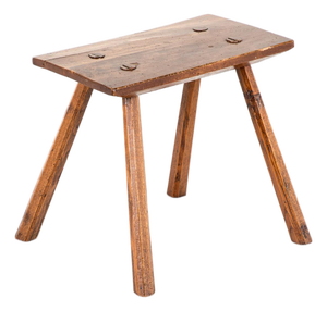 French Fruitwood Stool, 1815