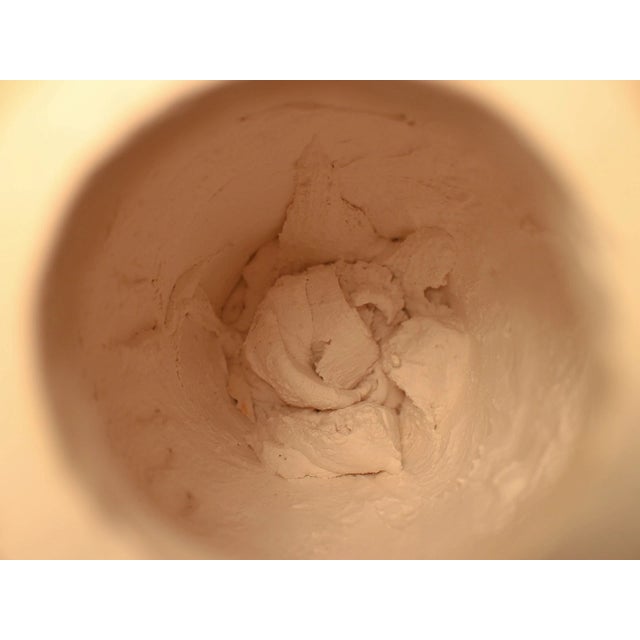 Jaru 1980s Postmodern Jaru of California Faux Travertine Lidded Jar For Sale - Image 4 of 18
