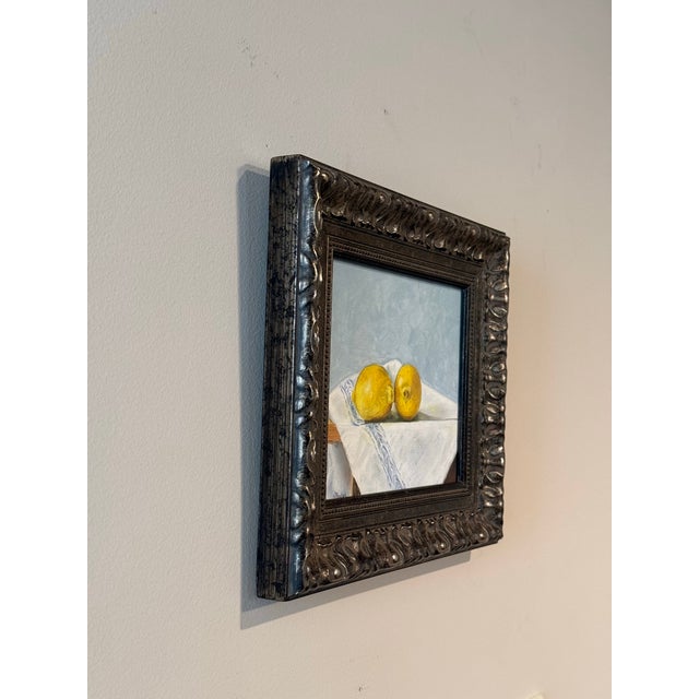 Traditional Oil Painting of Lemons For Sale - Image 4 of 4