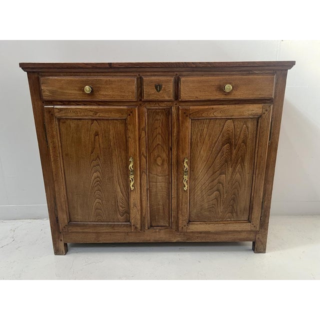 Wood Antique Parisian Buffet in Ash, 1800s For Sale - Image 7 of 13