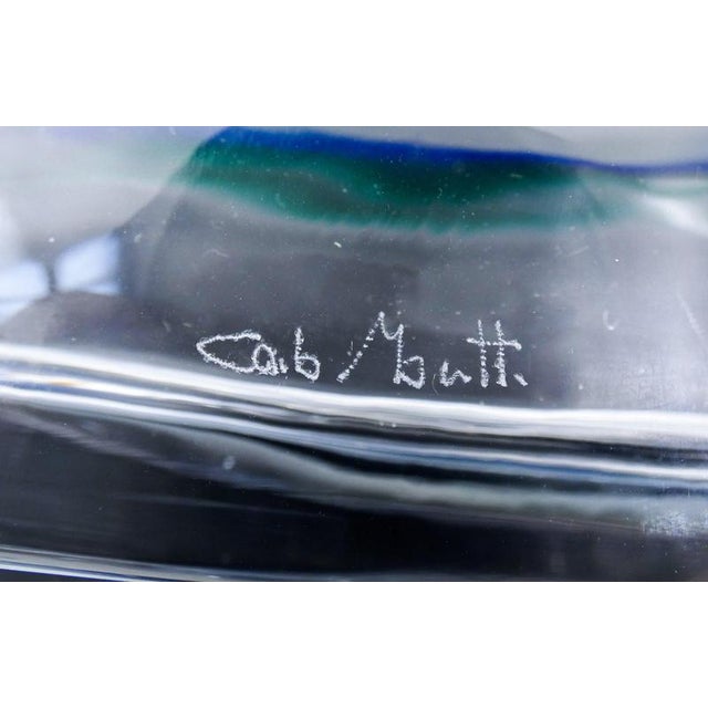 Polychrome Blown Glass Vase by Carlo Moretti For Sale - Image 12 of 18