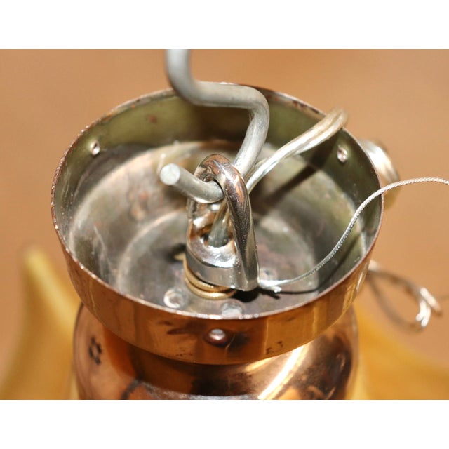 1950s Mid-Century Modern Seguso Murano Glass Bell Shaped Fixture For Sale - Image 10 of 13