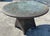 Vintage Coastal Woven Resin Rattan Dining Table For Sale - Image 4 of 6