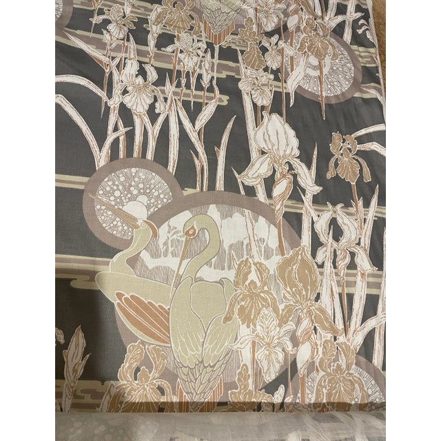 Vintage 1970's Cohama Flamingo Fabric Bolt 18 Yards For Sale In New York - Image 6 of 8