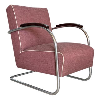 Vintage Bauhaus Chrome Chair from Kovona, 1930s For Sale