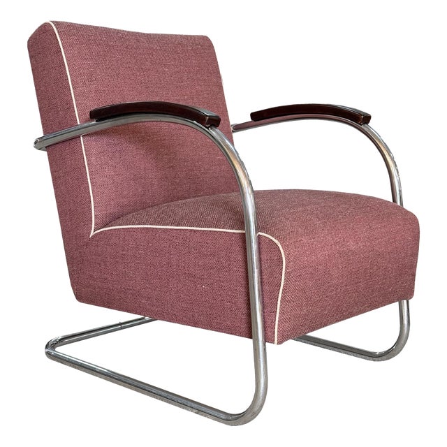 Vintage Bauhaus Chrome Chair from Kovona, 1930s For Sale
