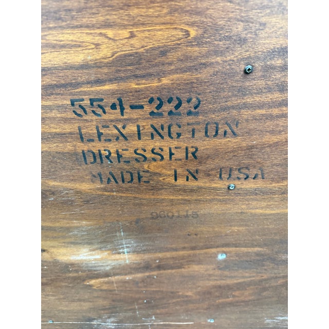 Vintage Lexington Furniture Palmer Home Collection Dresser 554-22 For Sale - Image 17 of 18
