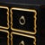 Dorothy Draper 1950s Mid-Century Dorothy Draper Chest of Drawers for España in Gilt & Black Lacquer For Sale - Image 4 of 11