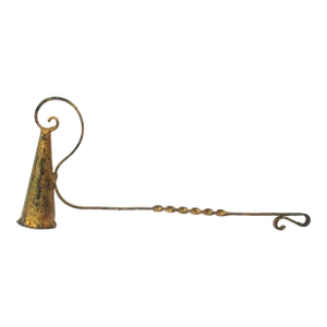 Gilt Tole Candlesnuffer Circa 80s'
