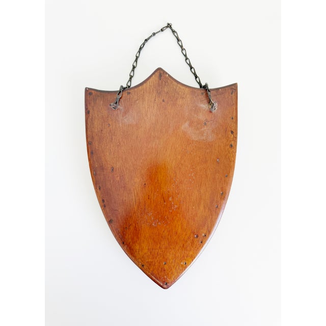 1930s Italian Deco Style Shield Wall Mirror For Sale - Image 11 of 11