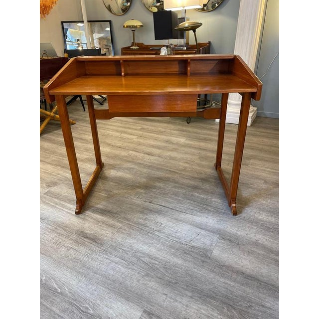 Swedish Teak Writing Desk, Mid-1950s For Sale - Image 17 of 18