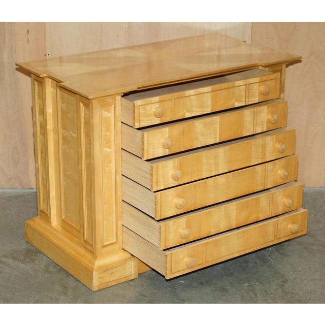 Viscount David Linley Sycamore Chest of Drawers For Sale - Image 17 of 18