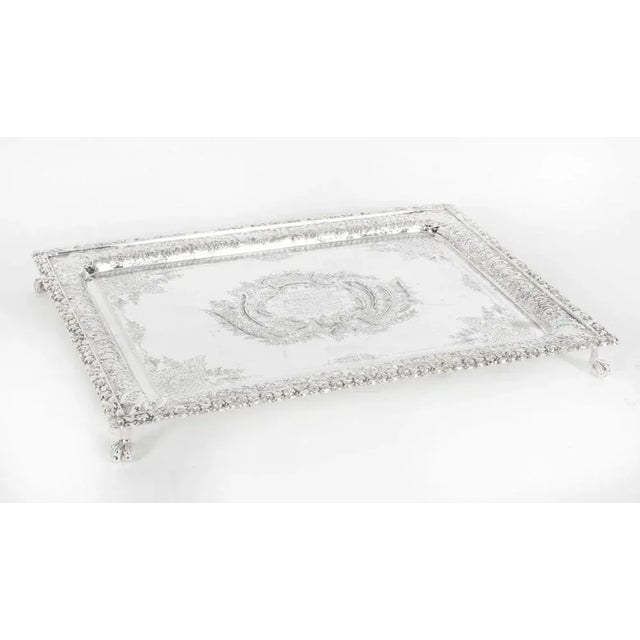 Silver Plated Salver by Fenton Russel, 1800s For Sale - Image 18 of 18