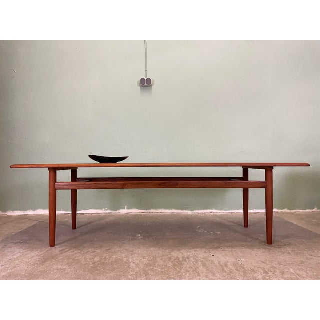 Mid-Century Modern Teak Coffee Table by Kurt Østervig for Jason Møbler, 1960s For Sale - Image 10 of 14