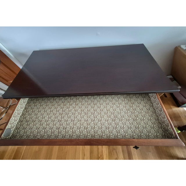 Traditional Baker Milling Road Writing Desk/Console Table For Sale - Image 3 of 5