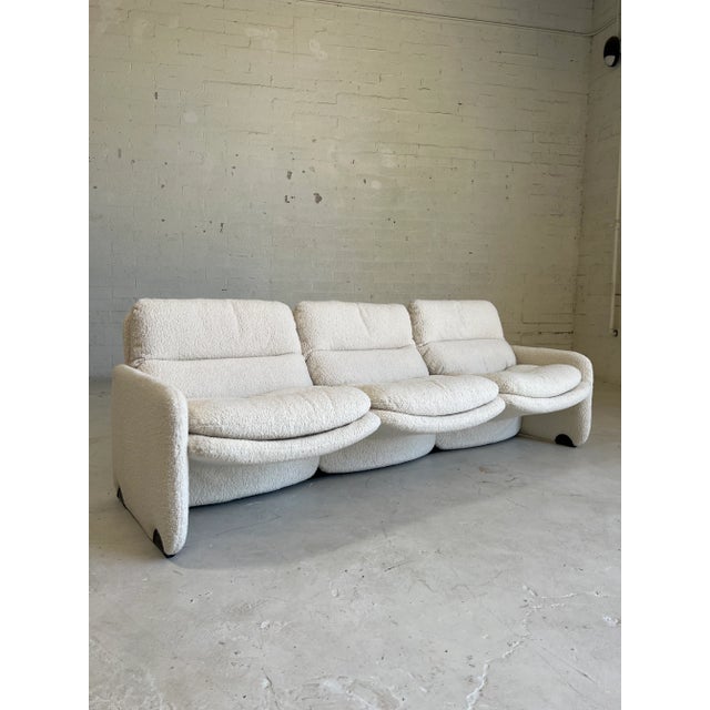 Newly Upholstered Vintage Italian Sofa Designed by Ammannati and Vitelli for Brunati For Sale - Image 10 of 10