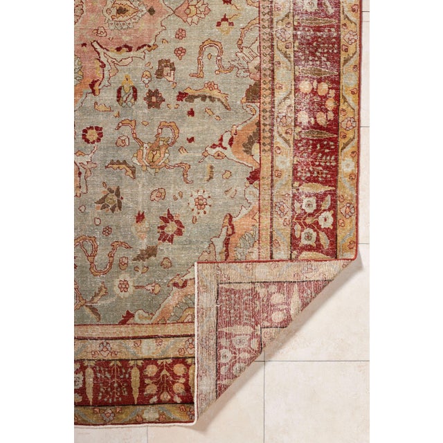 Blue Vintage Turkish Runner Rug For Sale - Image 8 of 12