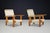 1970s Italian Pine and Woven Cord Lounge Chairs, 1970s, Set of 2 For Sale - Image 5 of 17