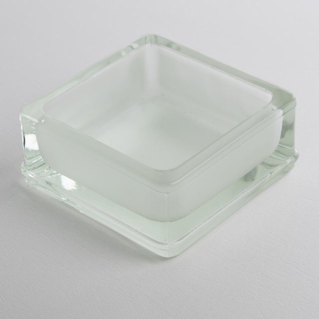 Lumax Molded Glass Ashtray, Desk Accessory Catchall, Design by Le Corbusier For Sale - Image 9 of 14