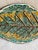 Contemporary Contemporary Hand Made Glass Mosaic on Michael Aram Molded Nickel Silver Leaf Platter For Sale - Image 3 of 12