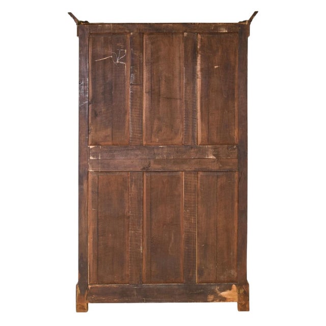 Brown 19th Century Louis Philippe Walnut Bookcase For Sale - Image 8 of 8