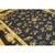 1920s Navy Blue Floral Shou Deco Antique Chinese Peking Knotted Rug 8'2" X 9'10" For Sale In New York - Image 6 of 9