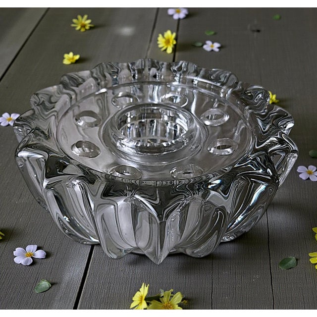 Art Deco Pierre D’Avesn Flower Holder / Glass Bowl For Sale - Image 17 of 18