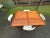 Vintage Mid Century Modern Danish Teak Extendable Dining Table Set-4 For Sale - Image 11 of 12