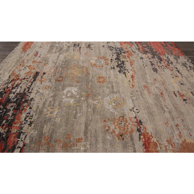 21st Century Contemporary Indian Rug For Sale - Image 4 of 8