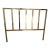1979 Modern Brass Queen Headboard For Sale