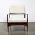 This pair of Mid-Century Modernist sculptural armchairs, crafted in America circa 1960, beautifully exemplifies the...