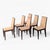 Six Dining Chairs – Elegant Wooden Dining Chairs, Modern, Contemporary, Faux Suede, Comfortable Seating For Sale - Image 10 of 18