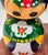 Green Vintage Japanese Kokeshi-Inspired Wooden Couple Dolls on Base For Sale - Image 8 of 10