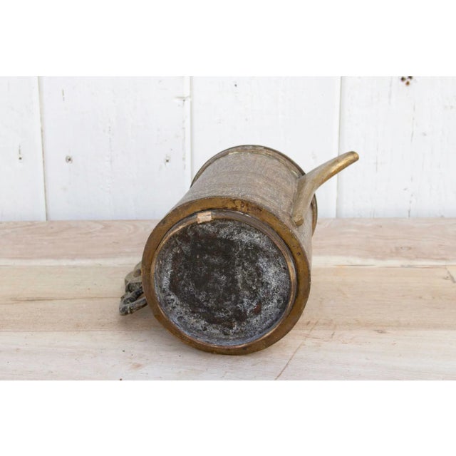 Brass Antique English Brass Kettle For Sale - Image 8 of 9