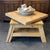 1980s Reclaimed Oak Coffee Table, With Rotating Top For Sale - Image 9 of 12