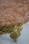 1970s French Louis XV Style Marble Top Gold Base Console Table For Sale - Image 5 of 12