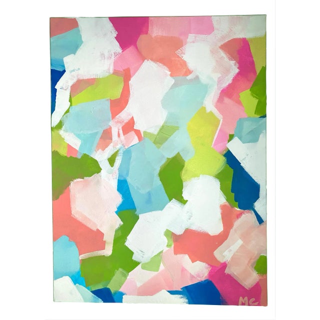 "All or Nothing 2 " Original Acrylic Art on Canvas by Michelle Chong For Sale