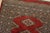 Bokhara Jaldar Rug 3’1” X 4’8” Red Wool Tribal Hand-Knotted Oriental Carpet For Sale In Philadelphia - Image 6 of 11