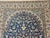 Vintage Persian Nain Area Rug, Hand-Knotted Wool & Silk, Floral Pattern, 6x9, Royal Blue & Ivory For Sale - Image 9 of 16