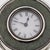 Green Antique 20th Century Edwardian Silver & Shagreen Desk Clock, London, 1910 For Sale - Image 8 of 10