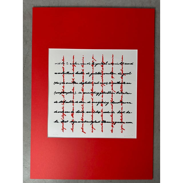 Marcel Van Maele, Untitled, 1960s, Screen Print on Paper, Framed For Sale - Image 13 of 13