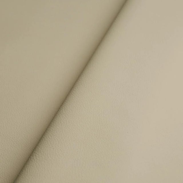 Transitional Schumacher Indoor/Outdoor Vegan Leather Fabric in Pewter For Sale - Image 3 of 4