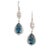 Natural blue topaz 19.49ct & diamond 2.53ct earring in 18k gold For Sale - Image 12 of 18