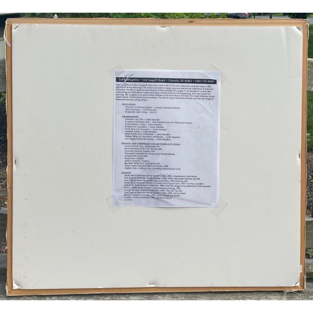 This is a wonderful original painting. I recently acquired a small collection paintings by John Loughlin directly from the...