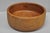 Vintage Mid Century Danish Modern Carved Teak Wood Round Salad Fruit Bowl (B) For Sale - Image 10 of 13
