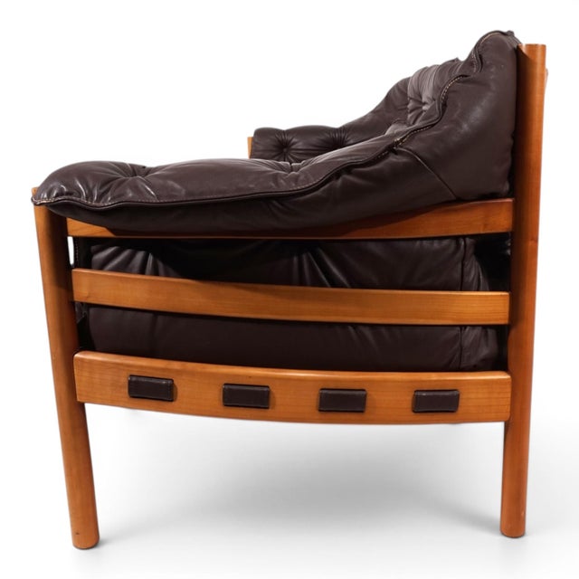 3-Seater Leather Sofa by Sven Ellekaer for Coja, 1960 For Sale - Image 6 of 13