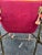 Vintage Hollywood Regency Campaign Style Wrought Iron Curved Sling Bench For Sale - Image 9 of 12