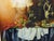 Fazly (Fazoil Ataullakhanov) "Portrait With Still Life" Original Oil Painting For Sale - Image 4 of 13